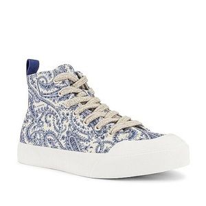 Lknw Dolce Vita Clear Brycen Paisley Hightop Sneakers - size 10